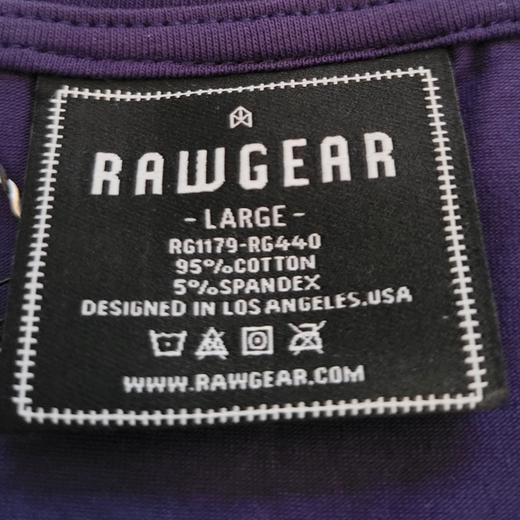 NWT RAWGEAR Men's 2021 Graphic Long Sleeve Shirt Size Large RG440 Color Navy - Picture 9 of 9